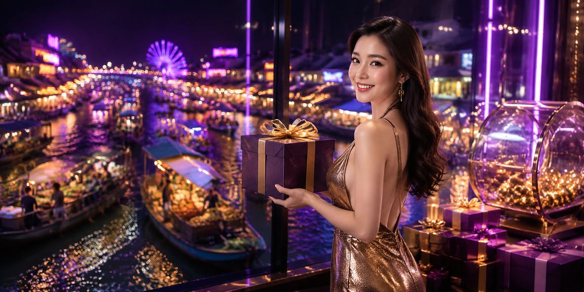 Màn hình xổ số và đặt cược với đèn neon sặc sỡ tại Cần Thơ ban đêm