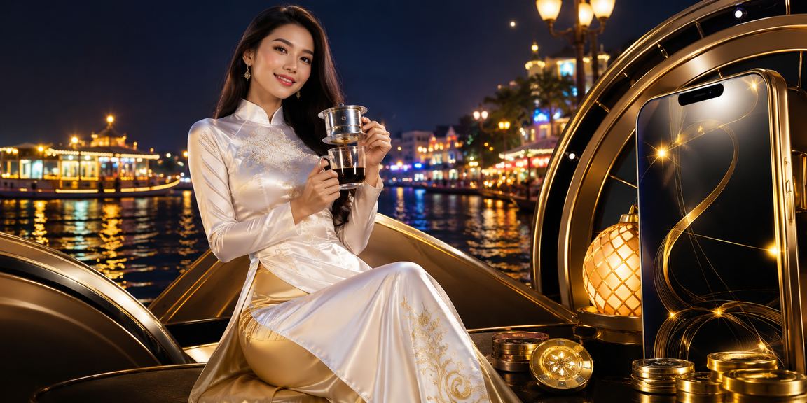 Phụ nữ mặc áo dài tại miền Tây sông nước tìm hiểu quy trình đăng ký tài khoản cá cược trực tuyến